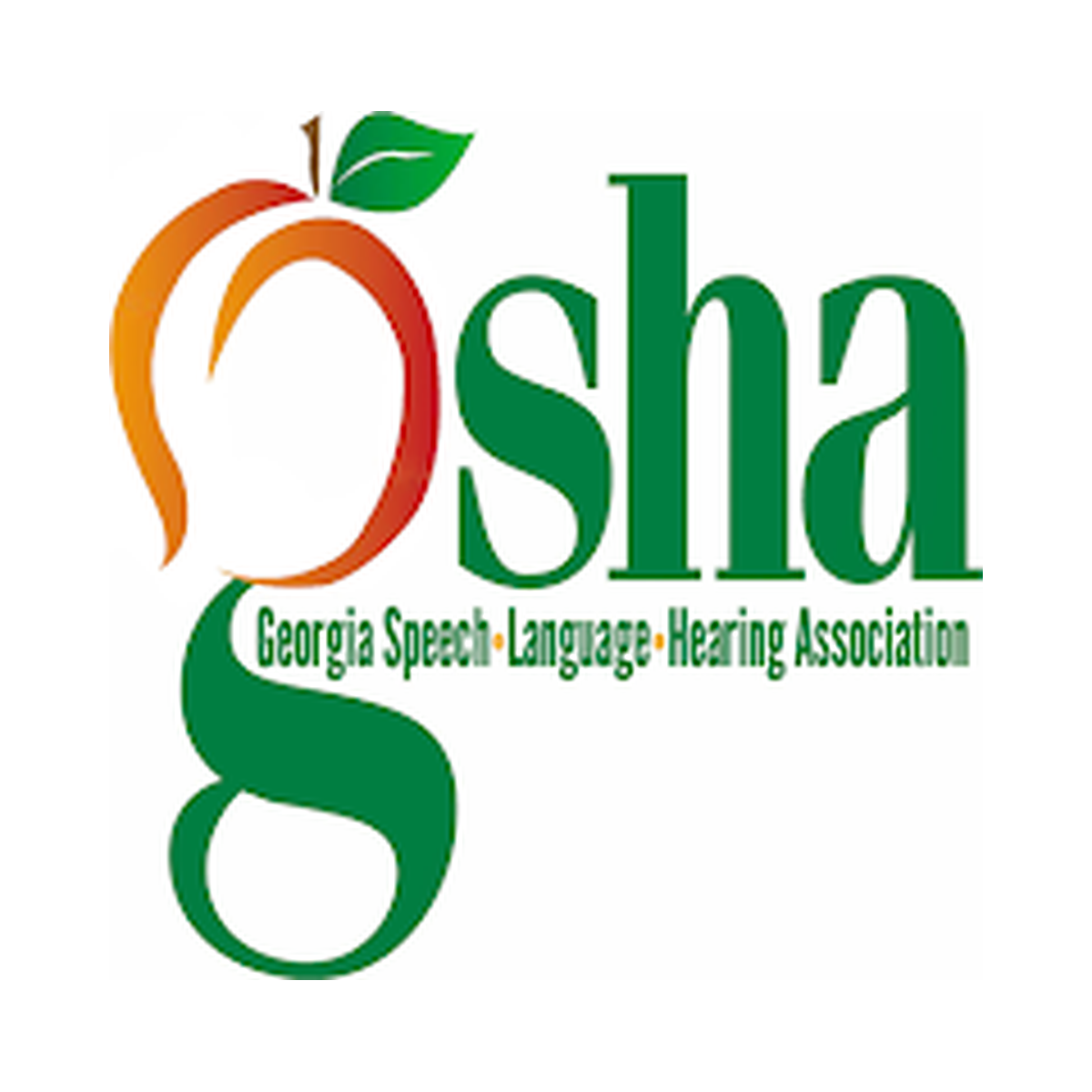 Georgia Speech-Language-Hearing Association (GSHA) logo